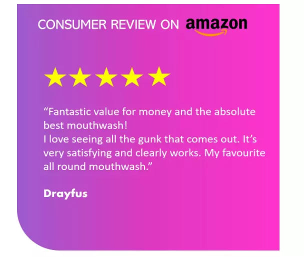 Dentyl Dual Action Fresh Clove CPC Mouthwash, Removes Plaque and Bacteria, 500ml