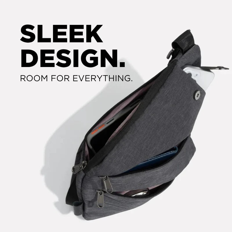 Anti-Theft Crossbody Travel Bag – RFID Blocking, Hidden Pockets, Water-Resistant