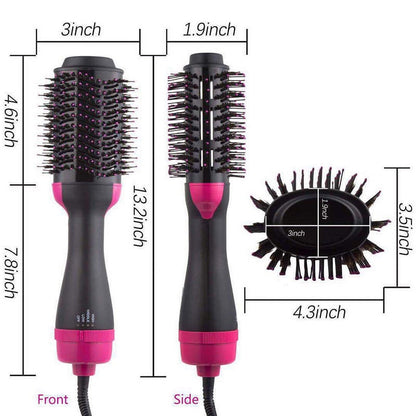 Salon One-Step Hair Dryer & Volumizer – 2-in-1 Hot Air Brush for Smooth, Shiny, Voluminous Hair