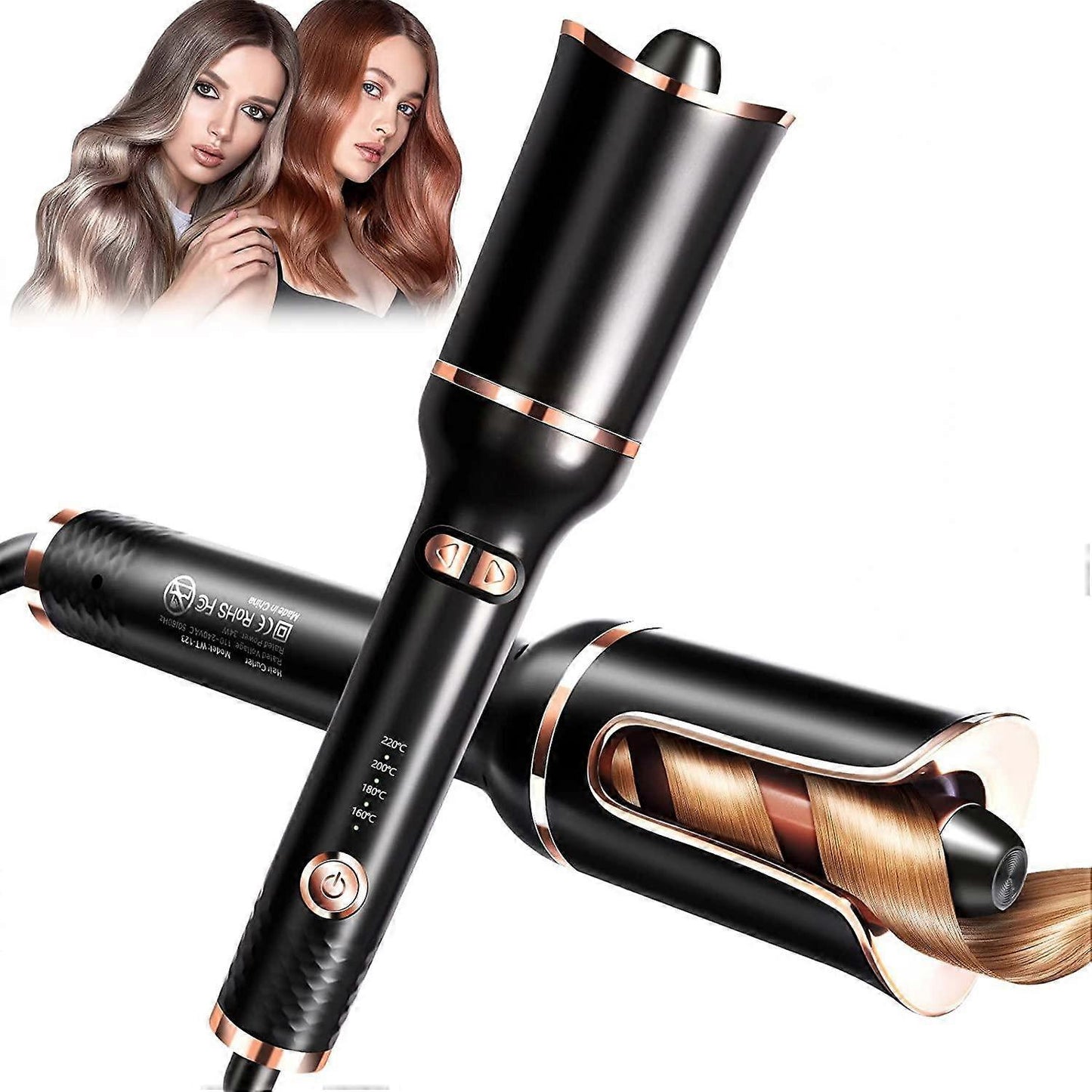 Automatic Hair Curler – Professional Rotating Curling Iron (1-Inch Barrel)