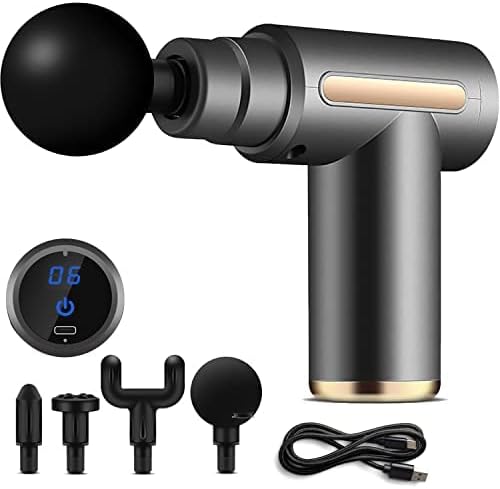 Deep Tissue Massage Gun – 30 Speed Levels with 10 Attachments | Powerful Muscle Recovery Tool