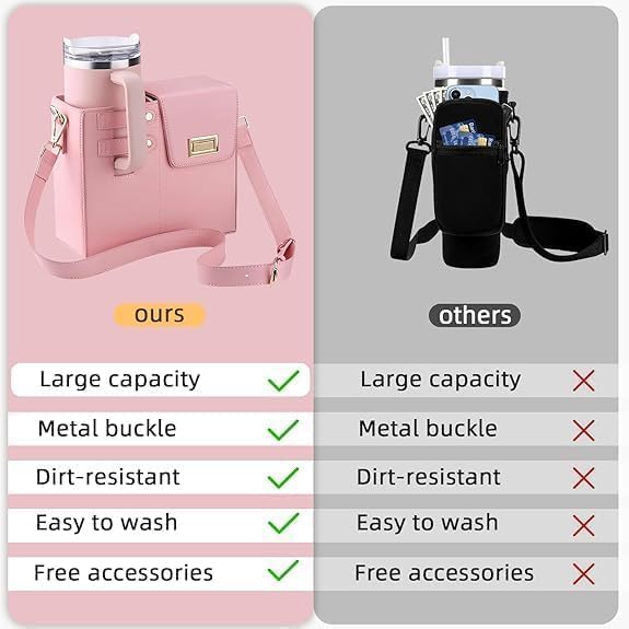 👜 Stanley Cup Purse – Stylish & Hands-Free Water Bottle Bag