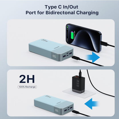 35W 20000mAh Power Bank – USB-C In & Out Fast Charging with QC3.0 & PD3.0