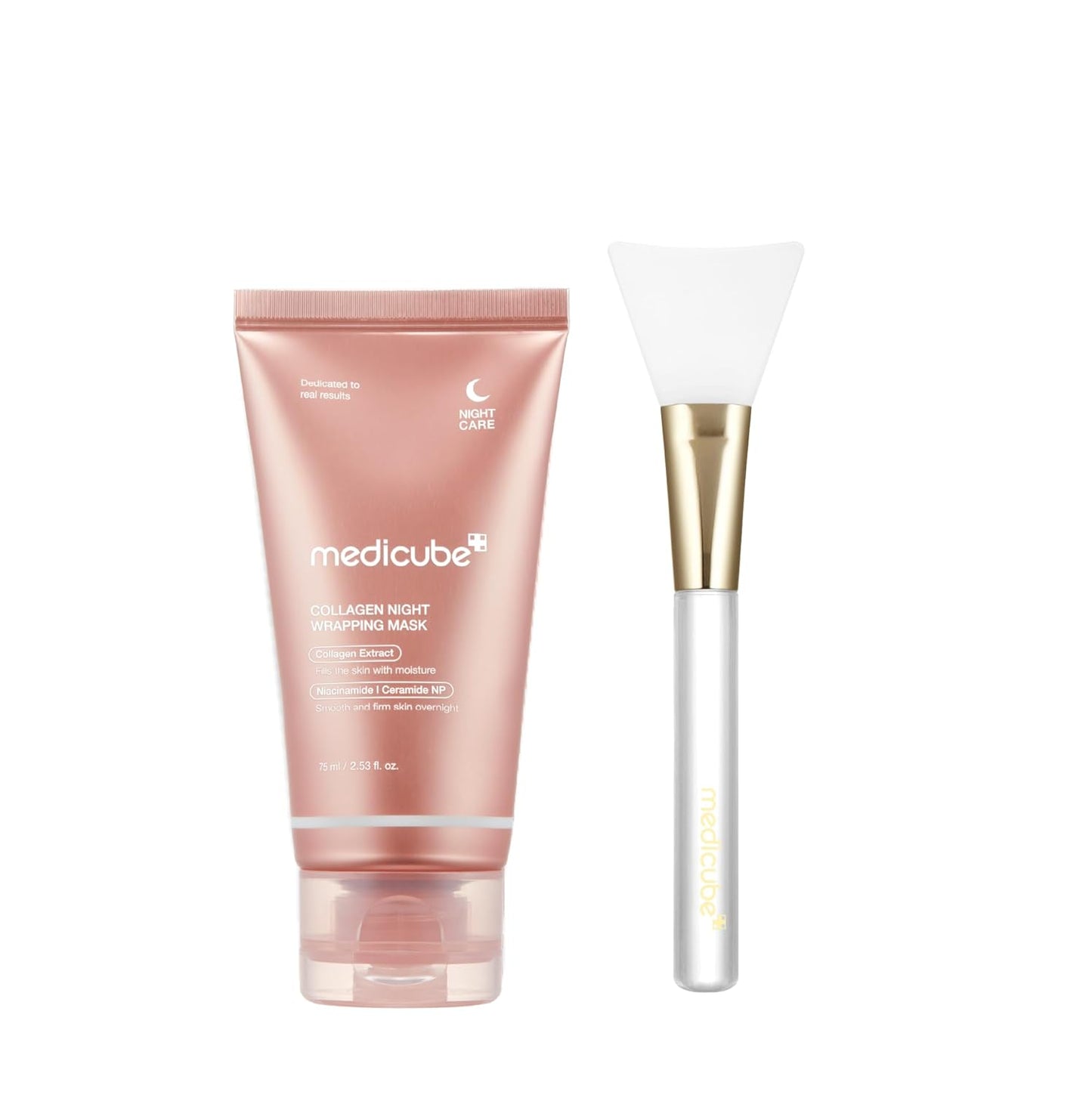 Medicube Collagen Night Wrapping Peel-Off Facial Mask with Jelly Brush – Skincare Gift