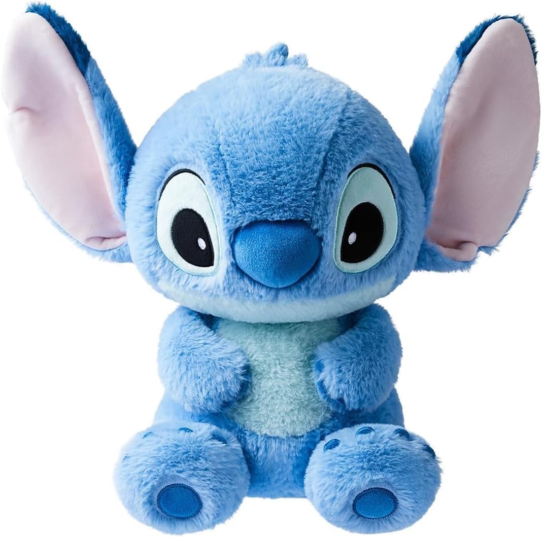 🧸 Breathing Stitch Plush – Musical Sleeping Bear with Soft Night Light