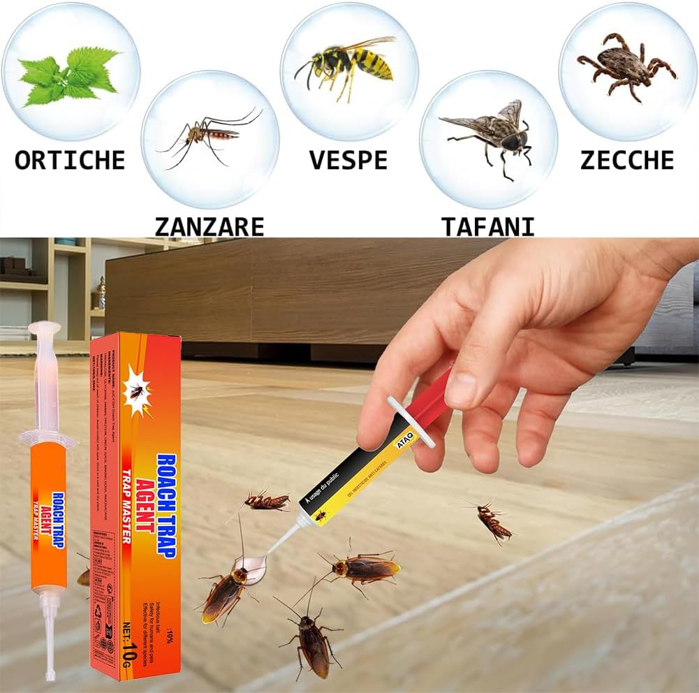 🪳🚫 Powerful Cockroach Gel Bait – Ready-to-Use Roach Killer (10g)