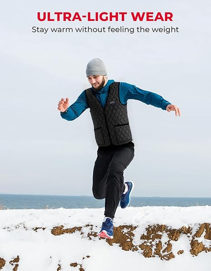 🔥 USB Heated Gilet for Men – All-Day Warmth, Anywhere