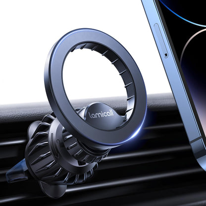 MagSafe Magnetic Car Phone Mount – 20x N52 Strong Magnets Air Vent Holder for iPhone 17/16/15/14/13 Series & Phones with Metal Plate