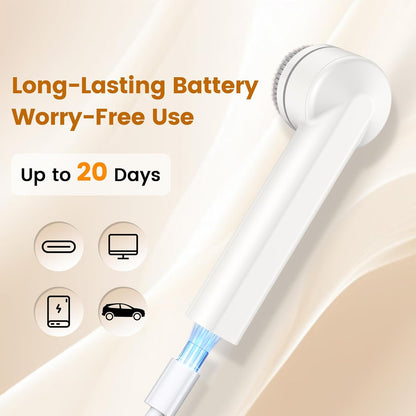 Electric Facial Cleansing Brush – 3-Head Spin Face Exfoliator for Daily Cleansing, Home & Travel Use for Men, Women, and Girls