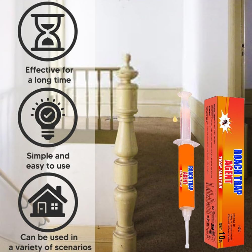 🪳🚫 Powerful Cockroach Gel Bait – Ready-to-Use Roach Killer (10g)