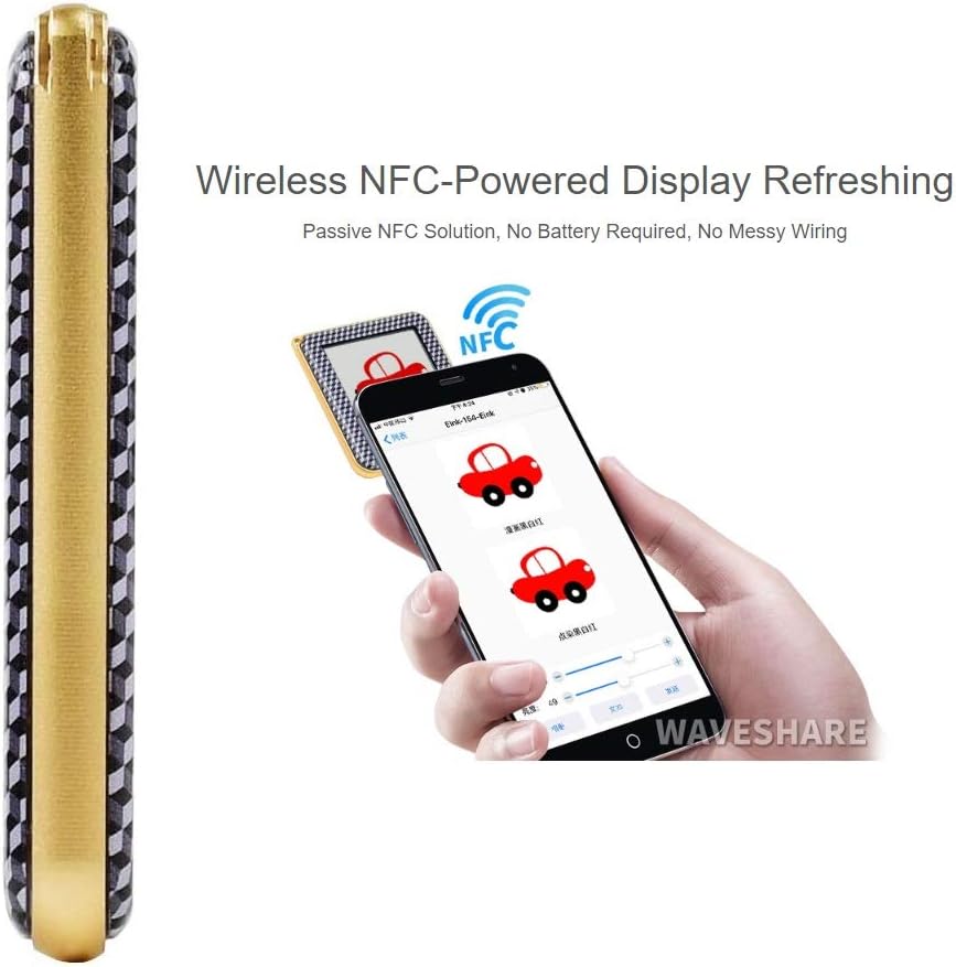📟 NFC-Powered E-Paper Display – Wireless, Battery-Free Smart Screen