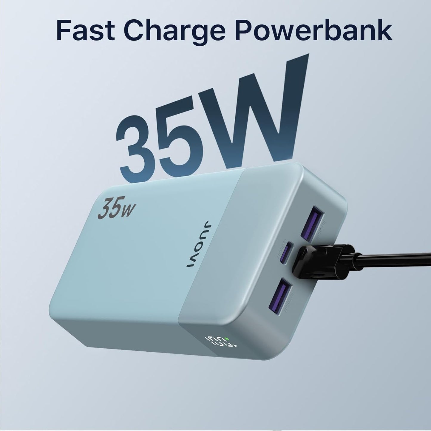 35W 20000mAh Power Bank – USB-C In & Out Fast Charging with QC3.0 & PD3.0