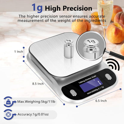 Digital Kitchen Scale – High Precision Food Weighing Scale