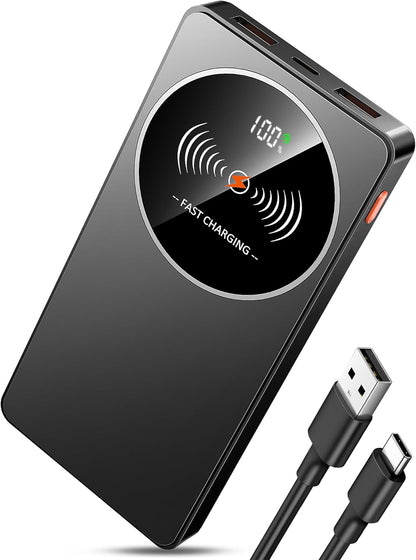 10000mAh Fast Charging Power Bank – 22.5W PD3.0 & QC4.0 USB-C Portable Charger with LED Display
