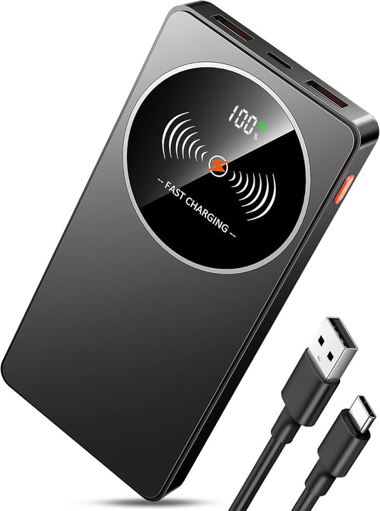 10000mAh Fast Charging Power Bank – 22.5W PD3.0 & QC4.0 USB-C Portable Charger with LED Display