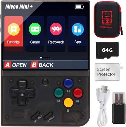 🎮 Mini Plus Handheld Retro Game Console – 128GB | 15,000+ Classic Games