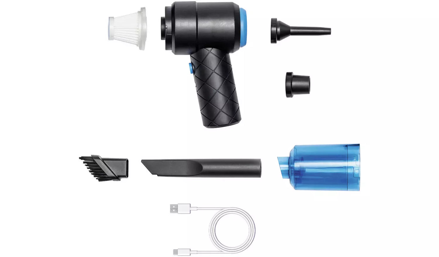 Mini Cordless Handheld Vacuum Cleaner – Portable USB-Rechargeable Car & Home Dust Cleaner