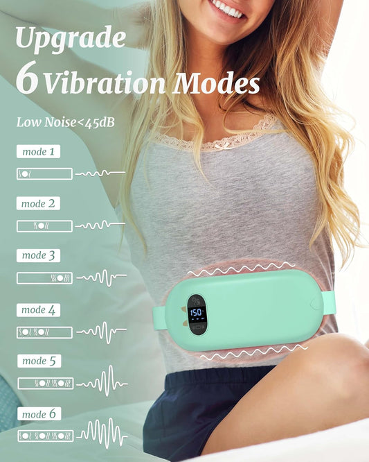 🔥 Instant Period Pain Relief with Smart Heat & Massage