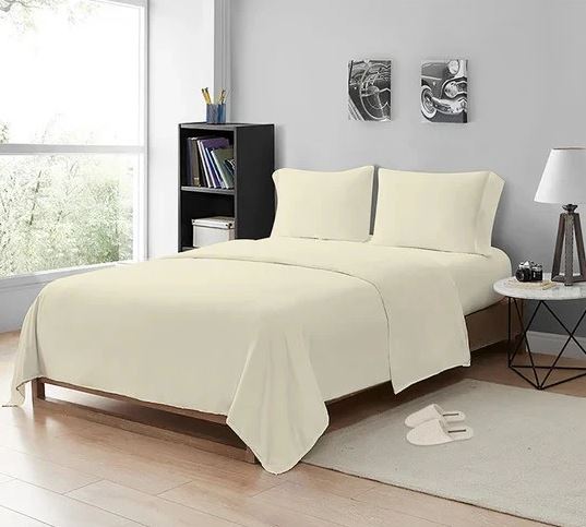 Flat Sheet, Soft & Premium quality, Egyptian Cotton with 200 Thread Count