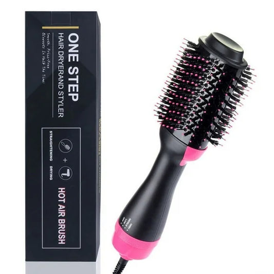 Salon One-Step Hair Dryer & Volumizer – 2-in-1 Hot Air Brush for Smooth, Shiny, Voluminous Hair