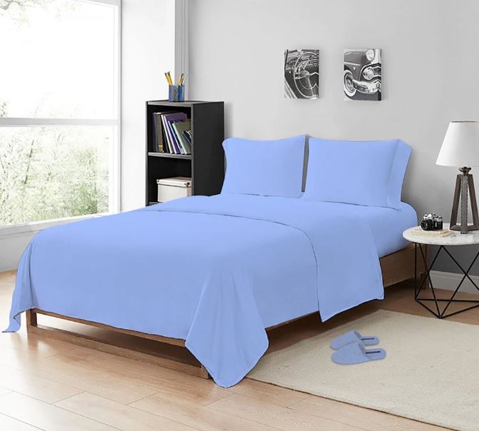 Flat Sheet, Soft & Premium quality, Egyptian Cotton with 200 Thread Count