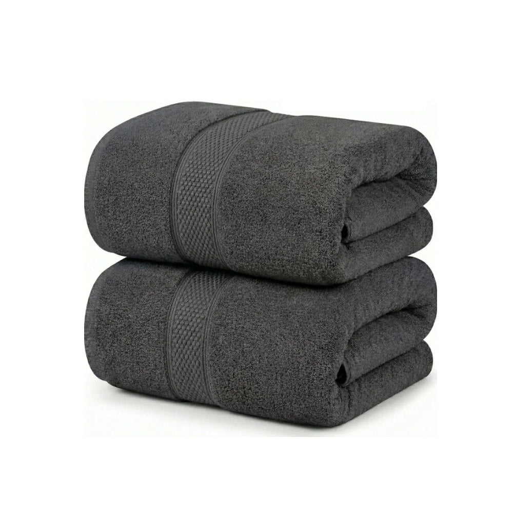 Bath Towels Luxury 100% Cotton 500GSM Soft Highly Absorbent Quick Dry