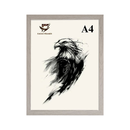 EAGLE FRAMES Multicolour Wooden Effect A2, A3, A4 Photo Frames 3cm Wide Premium