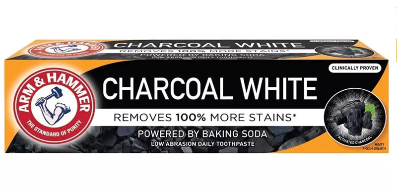 Arm & Hammer Charcoal White Toothpaste, 75ml