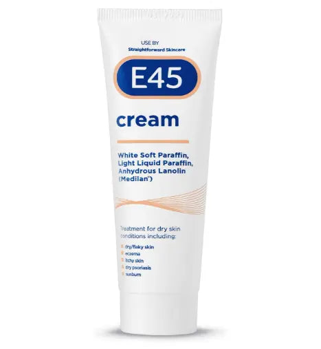 E45Cream Moisturiser Dry Sensitive Skin Itchy Irritated Red Eczema Dermatitis50g