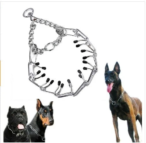 🐕 Heavy-Duty Steel Prong Dog Training Collar