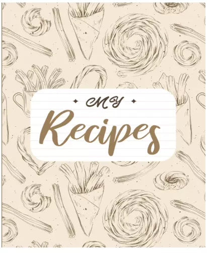 My Recipes My Sweet Recipes/Blank Recipe Book to Write In Your Own Recipes/Sm...