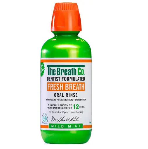 TheraBreath Fresh Breath Mouthwash, Mild Mint Flavor, Alcohol-Free, 500ml