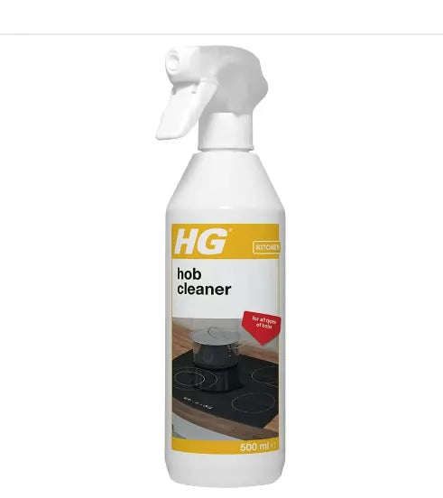 HG Hob Cleaner for Everyday Use, Induction & Glass Spray, Grease...