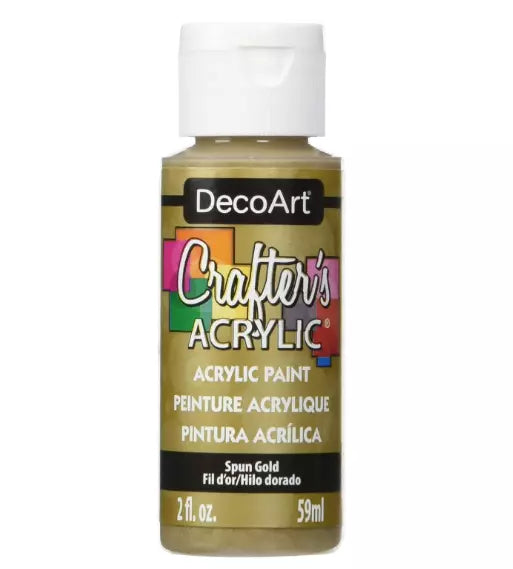 Deco Art Acrylic Paint in Spun Gold, 59 ml" (PACK OF 1)