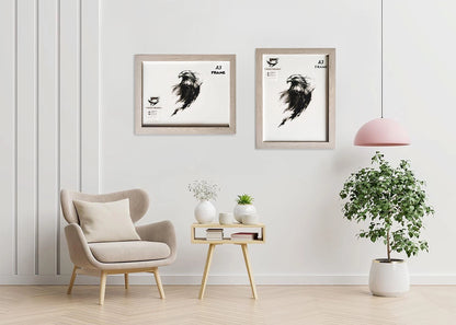 EAGLE FRAMES Multicolour Wooden Effect A2, A3, A4 Photo Frames 3cm Wide Premium