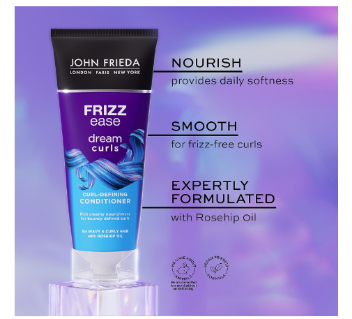 Frizz Ease Dream Curls Conditioner, 250ml NEW CURL ENHANCING FORMULA John Frieda