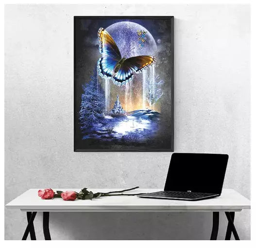 Full Drill, DIY 5D Diamond Art Painting Kits Crystal Rhinestone Embroidery Cross