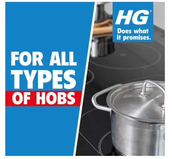 HG Hob Cleaner for Everyday Use, Induction & Glass Spray, Grease...