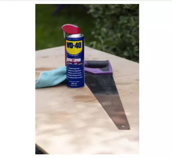 WD-40 Multi-purpose Lubricant Spray with Smart Straw - 450ml