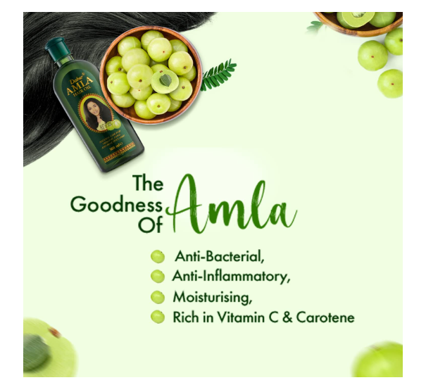 Dabur Amla Hair Oil 100 ml | Natural care | Enriched with the goodness of Amla