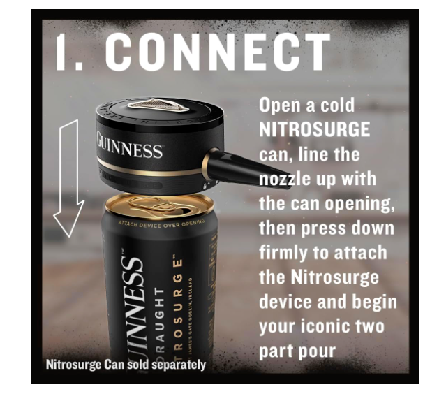 Guinness Draught Nitrosurge Device Cans Sold Separately