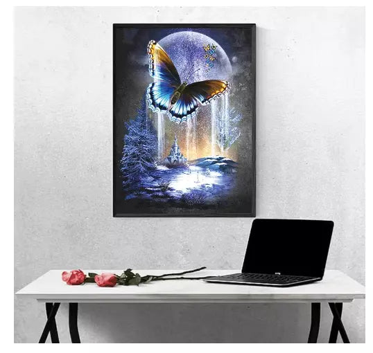 Full Drill, DIY 5D Diamond Art Painting Kits Crystal Rhinestone Embroidery Cross